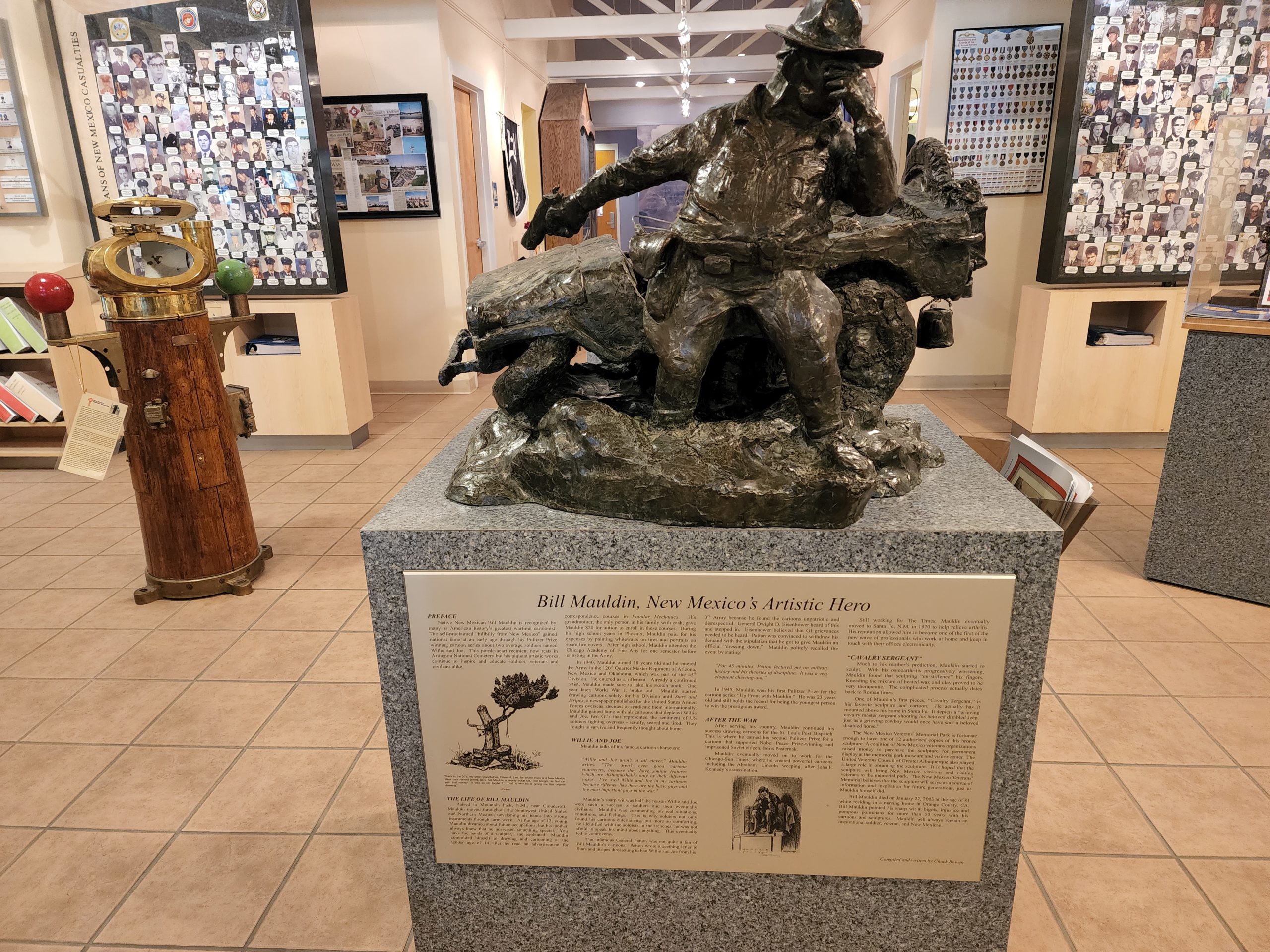 Display at the New Mexico Veterans Memorial