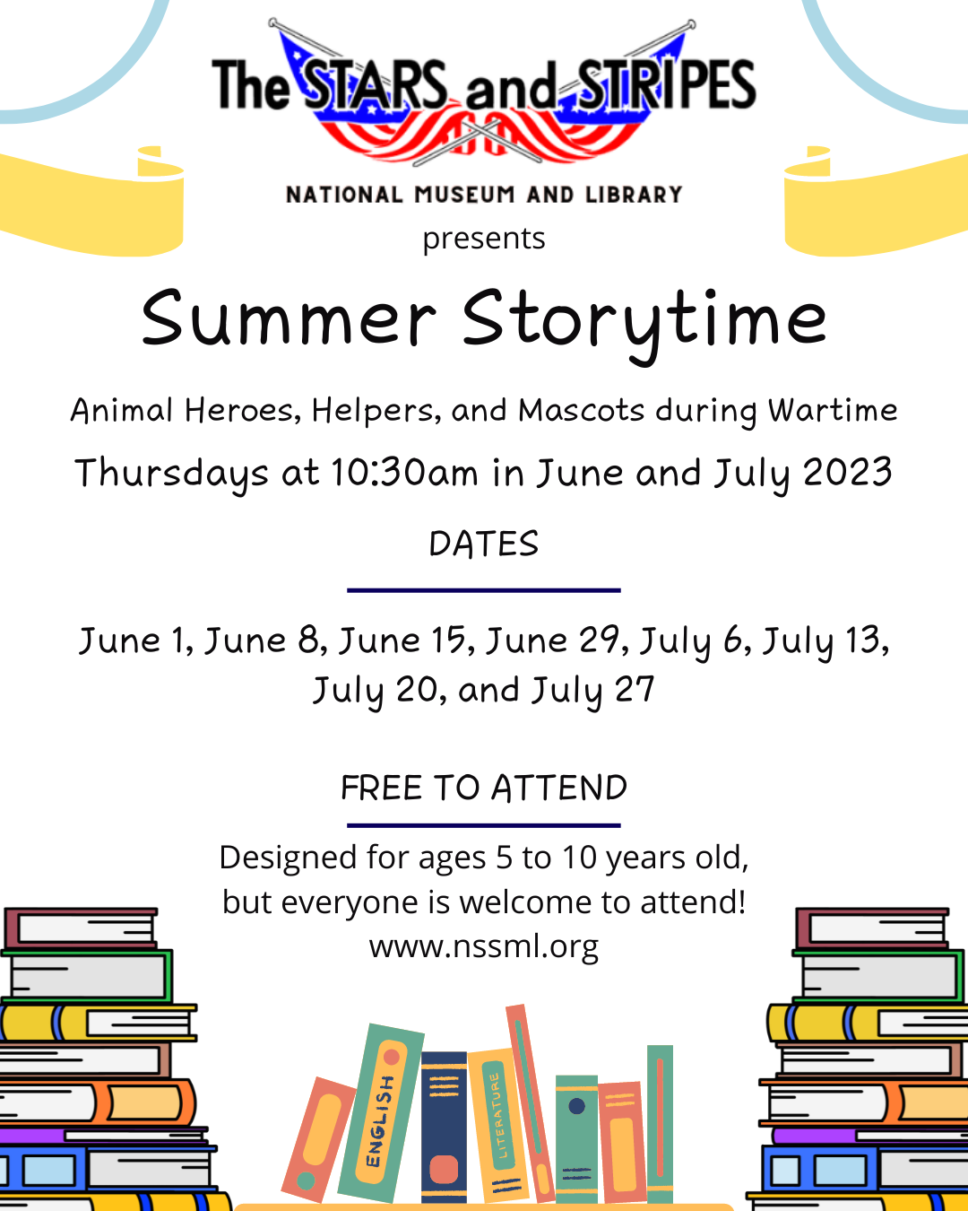Storytime June and July 2023