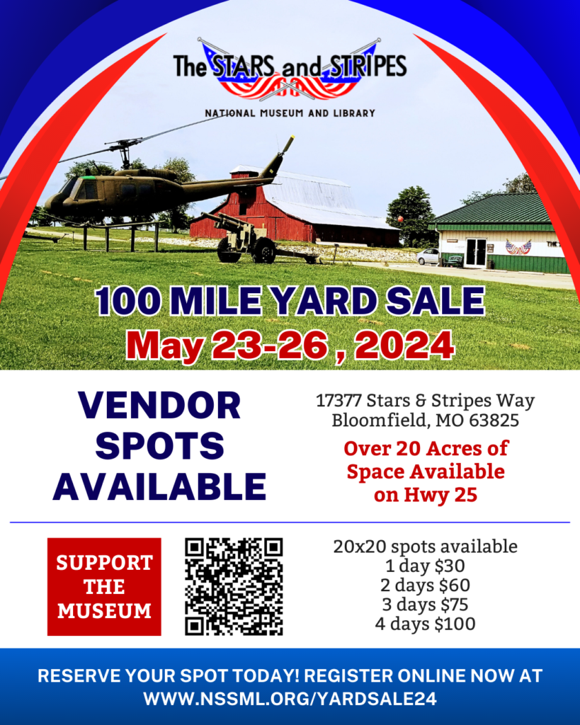 100 Mile Yard Sale at The Museum The Stars and Stripes National Museum and Library