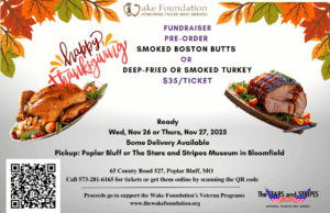 fundraising flyer for turkey or smoked boston butt